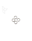Anneau rond 6mm brillant