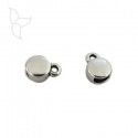Embout rond cuir plat 5mm