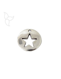 pendentif etoile ajouré par 20 pièces