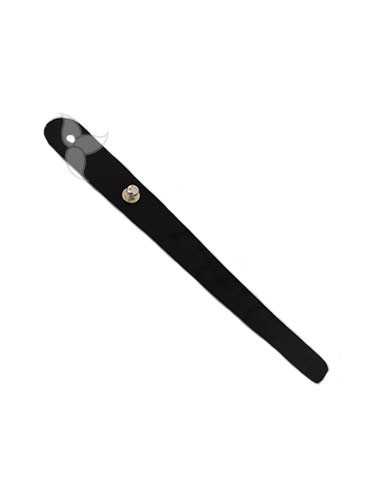 Lanière noire prête pour bracelet 