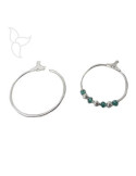 Anneau pour boucle d'oreille 40mm