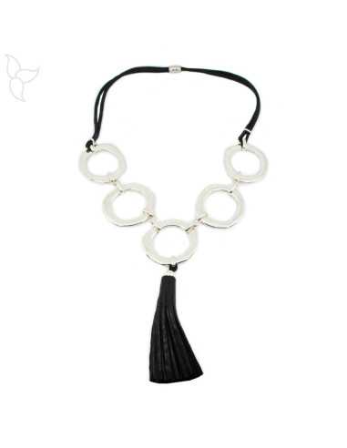 Intercalaire gros ronds 56mm plaqué argent