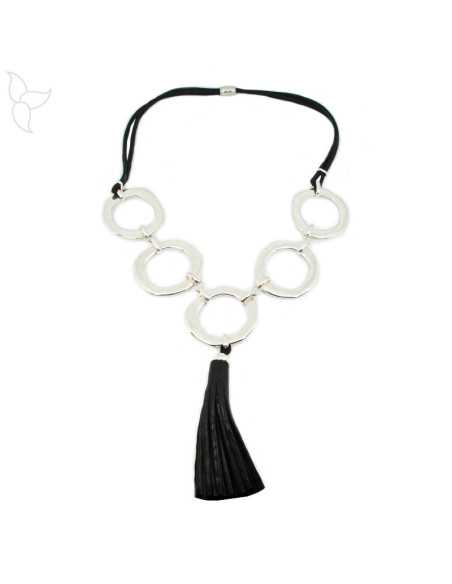 Intercalaire gros ronds 56mm plaqué argent