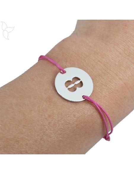 Pendentif médaille ajourée chiffre plaqué argent 20 mm Pendentif médaille ajourée chiffre plaqué argent 20 mm