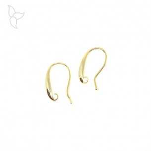 Gold colour long earwire hook