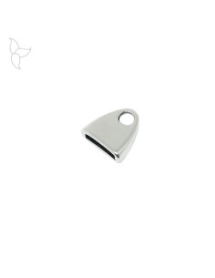 Embout simple pour cuir plat 10mm