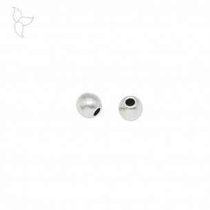 perle ronde 6 mm ( trou 2.2 mm ) par 50 pièces