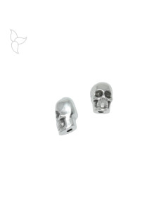 Bead or slider skull for 1mm cords