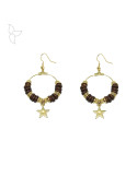 Anneau pour boucle d'oreille 30mm doré