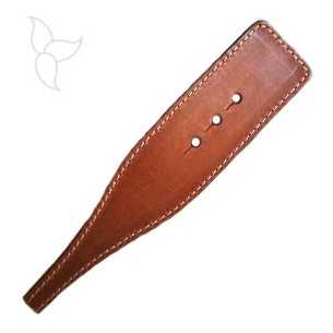 Brown leather bracelet