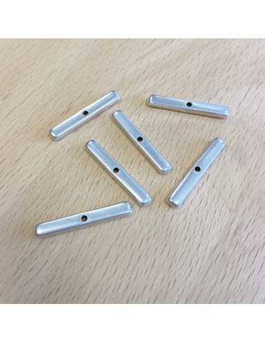 Master Magnetics RB80PRCX2 Lot De 2 Fermoirs Magnétiques à Base Ronde Avec Trou Central De 0,7 Cm, Plaque Chromée De 8,1 Cm De Diamètre, 1,2 Cm D' épaisseur, 43,1 Kg, Argenté