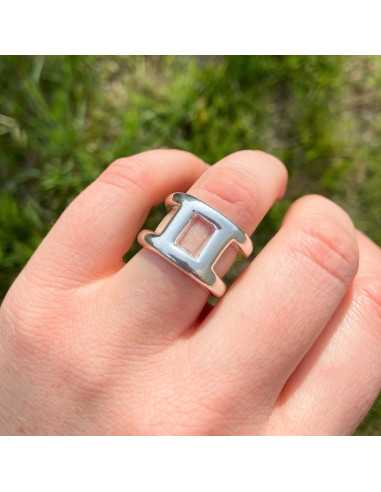 Bague Calypso plaqué argent 10 microns