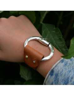 Lanière de cuir pour bracelet CAMEL vendu par 2 pièces