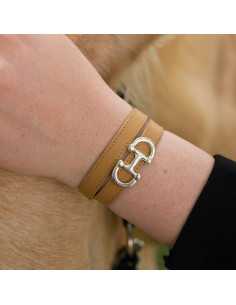 Passant double mors pour cuir plat 10mm. 2
