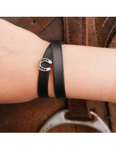 Passant petit fer à cheval pour cuir de 10 mm vendu par 5 pièces