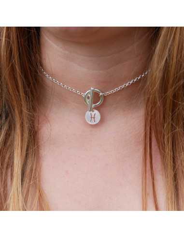Collier toggle pastille zodiaque