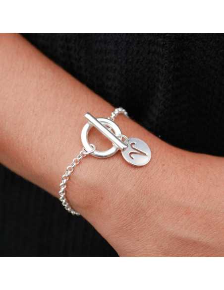 Collier toggle pastille zodiaque