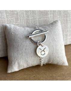 Collier toggle pastille zodiaque