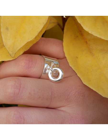 Donut 12 mm plaqué argent 10 microns / 20 pièces Donut 12 mm plaqué argent 10 microns / 20 pièces