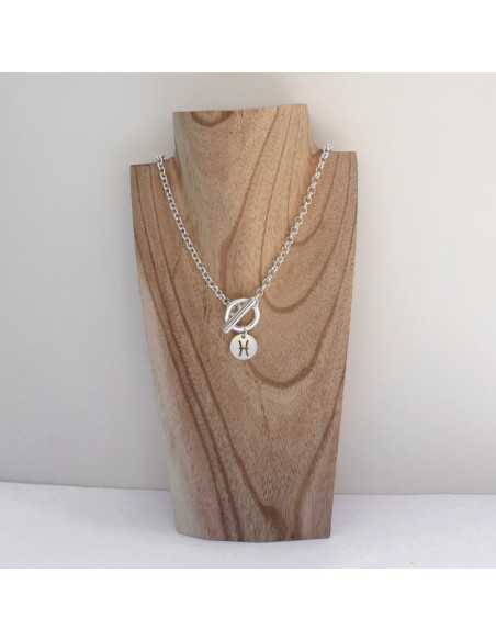 Collier toggle pastille zodiaque