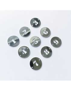 PAR 1 Intercalaire médaille chiffre 20mm, de 1 à 31 plaqué argent 10 microns