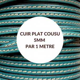 Cuir plat couture 5mm