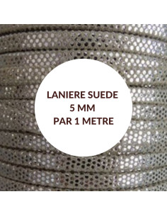 Laniere suédé doublée 5mm