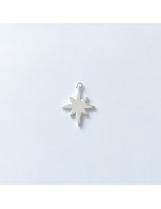 Pendentif étoile polaire plaqué 10 microns vendu par 5 pièces