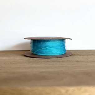 Fil nylon turquoise non élastique 1 mm vendu par bobine de 12 m