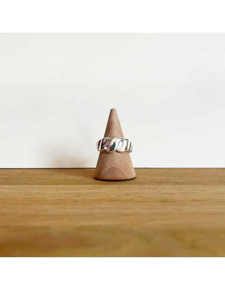 Bague Solar en plaqué argent 10 microns.