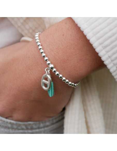 Perles rondes et pleines plaquées argent 10 microns (3 et 4mm)