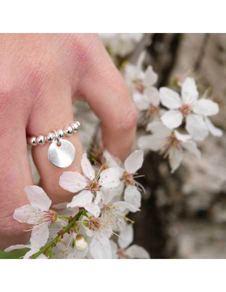 Perles rondes et pleines plaquées argent 10 microns (3 et 4mm)