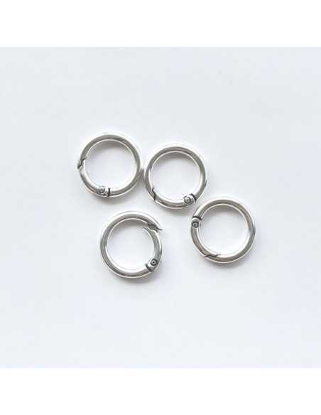 Fermoir mousqueton rond 30mm