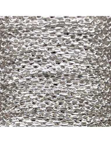 Chaîne argent 925 - Maille forçat ronde n°5 - Médailles Canale à Paris Chaîne argent 925 - Maille forçat ronde n°5 - Médailles Canale à Paris