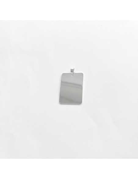 Pendentif rectangle en argent 925