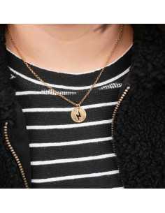 Pendentif médaille éclair 2