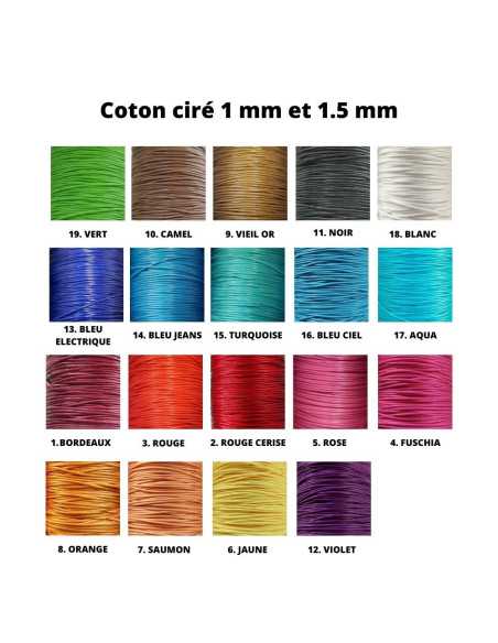 Coussin avec 10 bracelets cordons