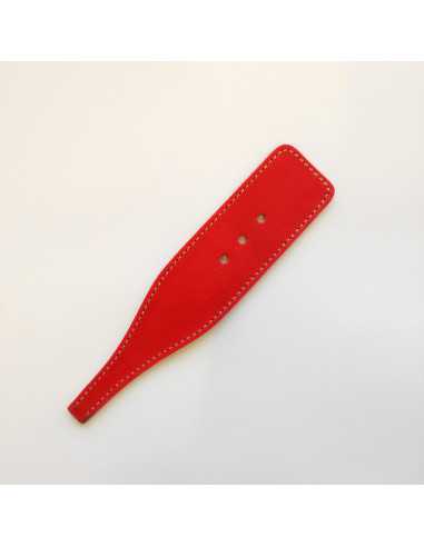 laniere de cuir 14 cm rouge pour bracelet vendu à la pièce