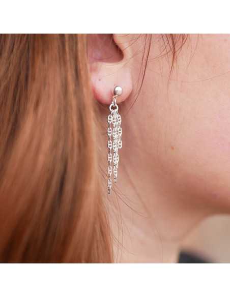 Chaîne mini mailles marines plaqué 10 microns vendu par 2 mètres