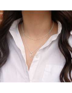 Chaîne mini mailles marines plaqué 10 microns vendu par 2 mètres 2