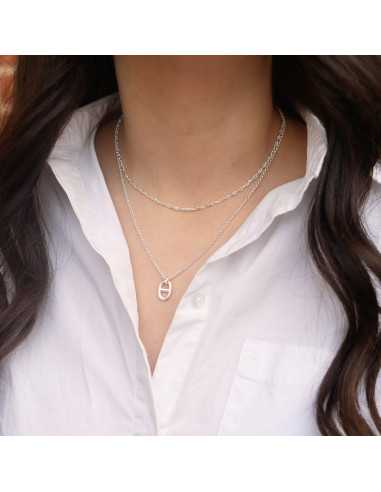 Chaîne mini mailles marines plaqué 10 microns vendu par 2 mètres