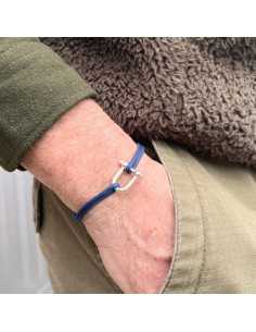Coussin bracelets en para corde avec manille homme 2