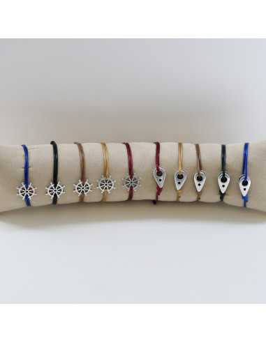 Coussin de bracelets homme thème marin