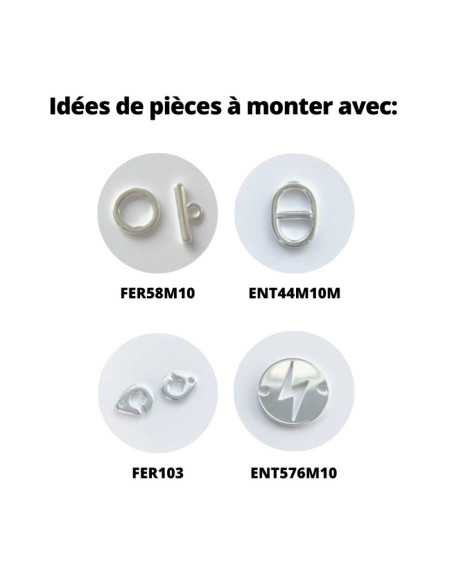 Cordon nylon 1.5 mm "queue de rat" par 20 mètres