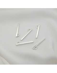 Barre pour montage collier en plaqué argent 2