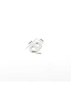 Maille marine plaqué argent 10 microns 2