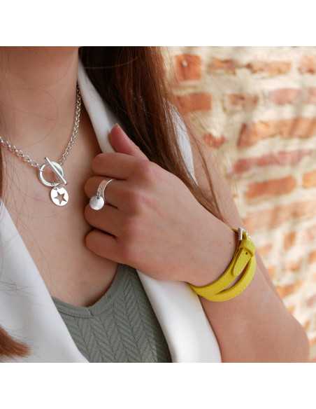 Ensemble de bijoux tendance avec bague pampille