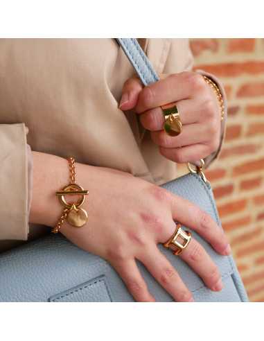 Parure bijoux dorés