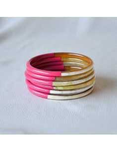 Jonc 6 mm corne de buffle laqué | Hobbyjoux grossiste corne de buffle 2