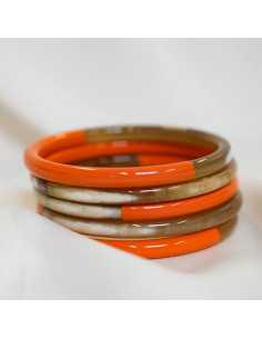 Jonc 6 mm corne de buffle laqué | Hobbyjoux grossiste corne de buffle